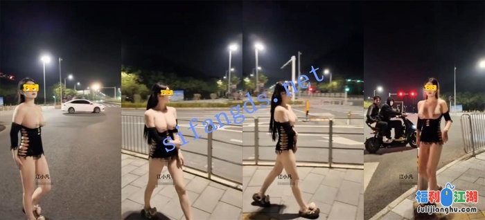 超爱露出的巨乳极品【江小凡】深夜露出被搭讪疯狂摸胸扇[某房原版]【1.2G】 预览图 2