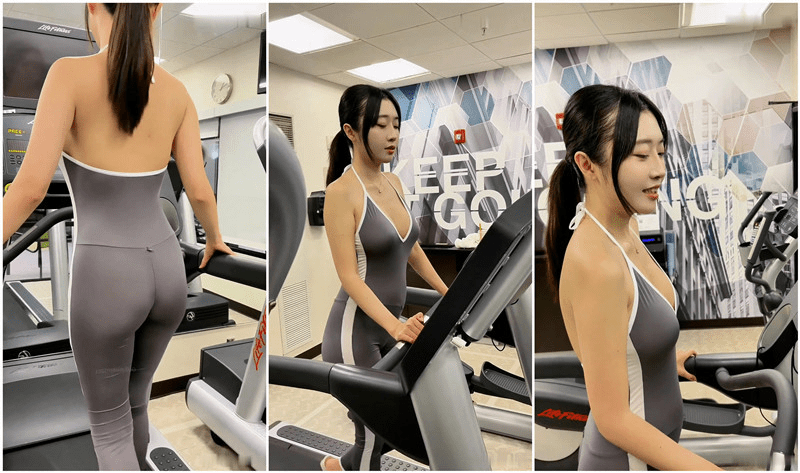 健身房偶遇网黄博主【玲奈lena】单男鼓起勇气上前搭讪 没想到成功带她回家 预览图 1