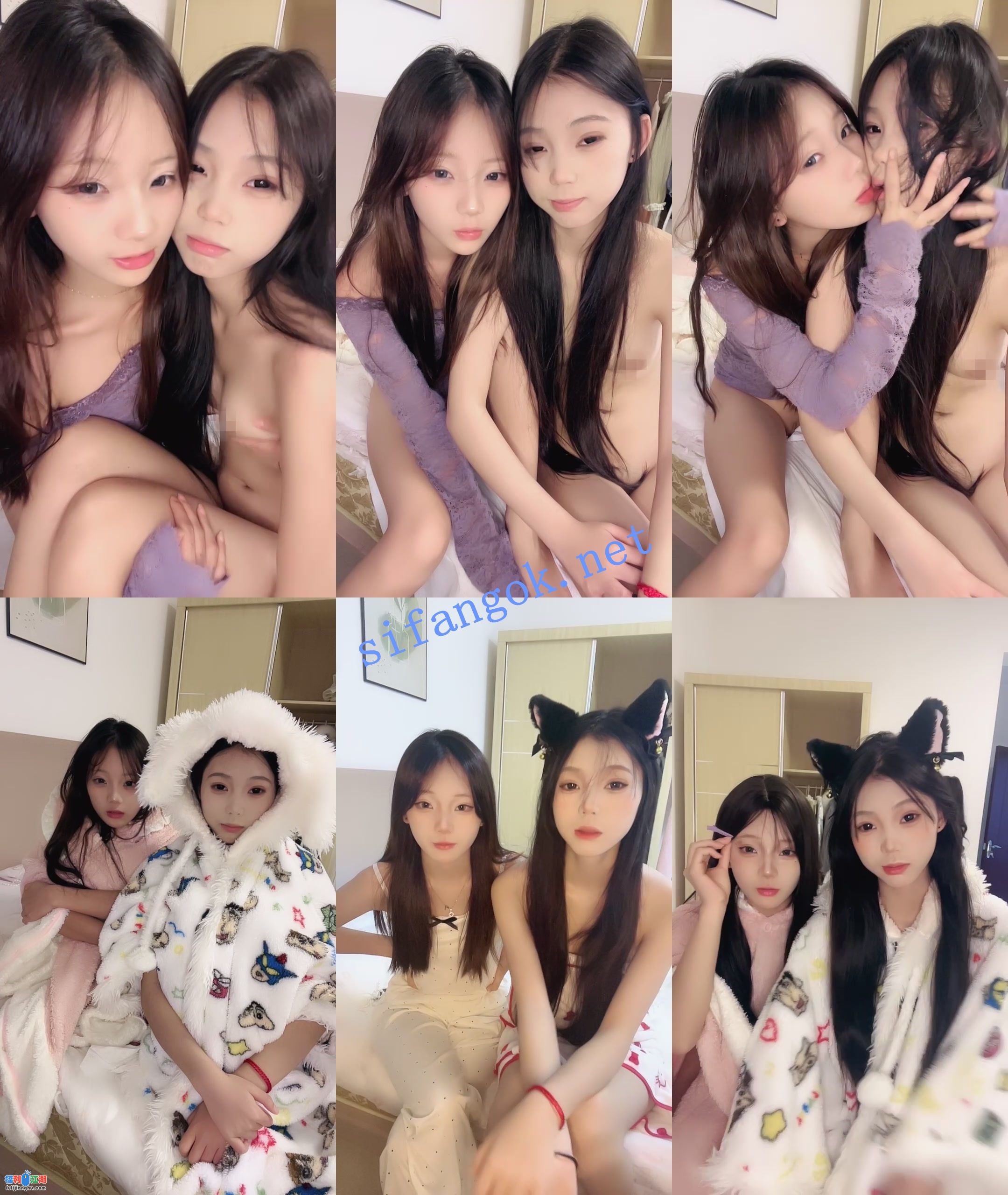 ☑️核弹！极品双校花~20小时~【06极品姐妹】道具互插~爽~！【20.9G】 预览图 1