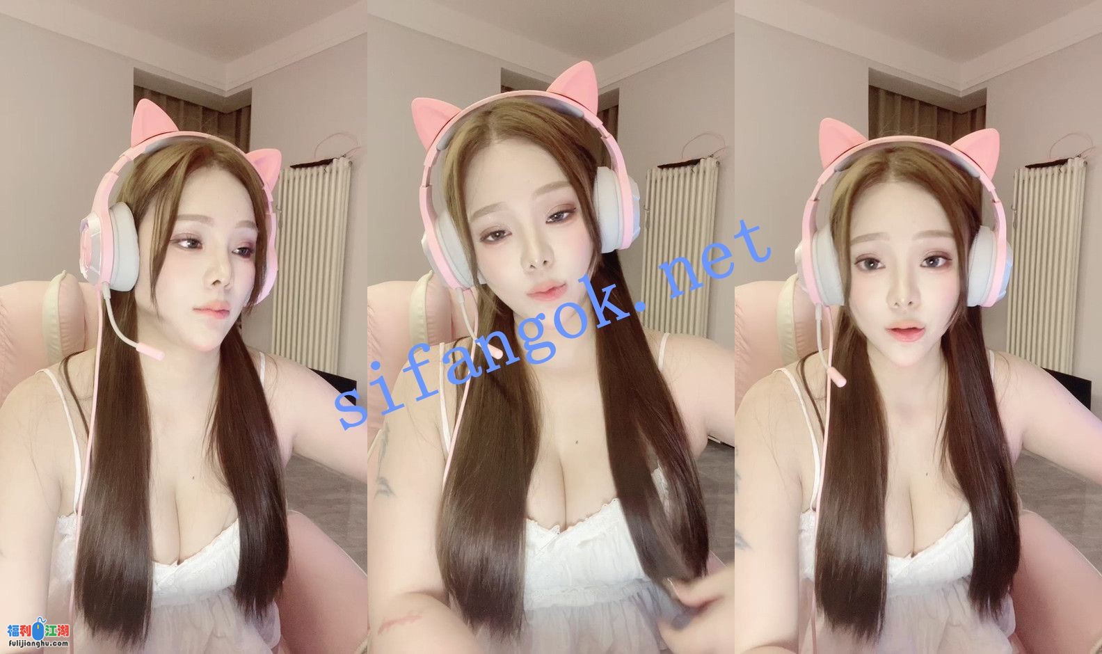 ⚡【小狐狐】女主播边玩游戏边给观众收费大秀！超级反差~【5.49G】 预览图 2