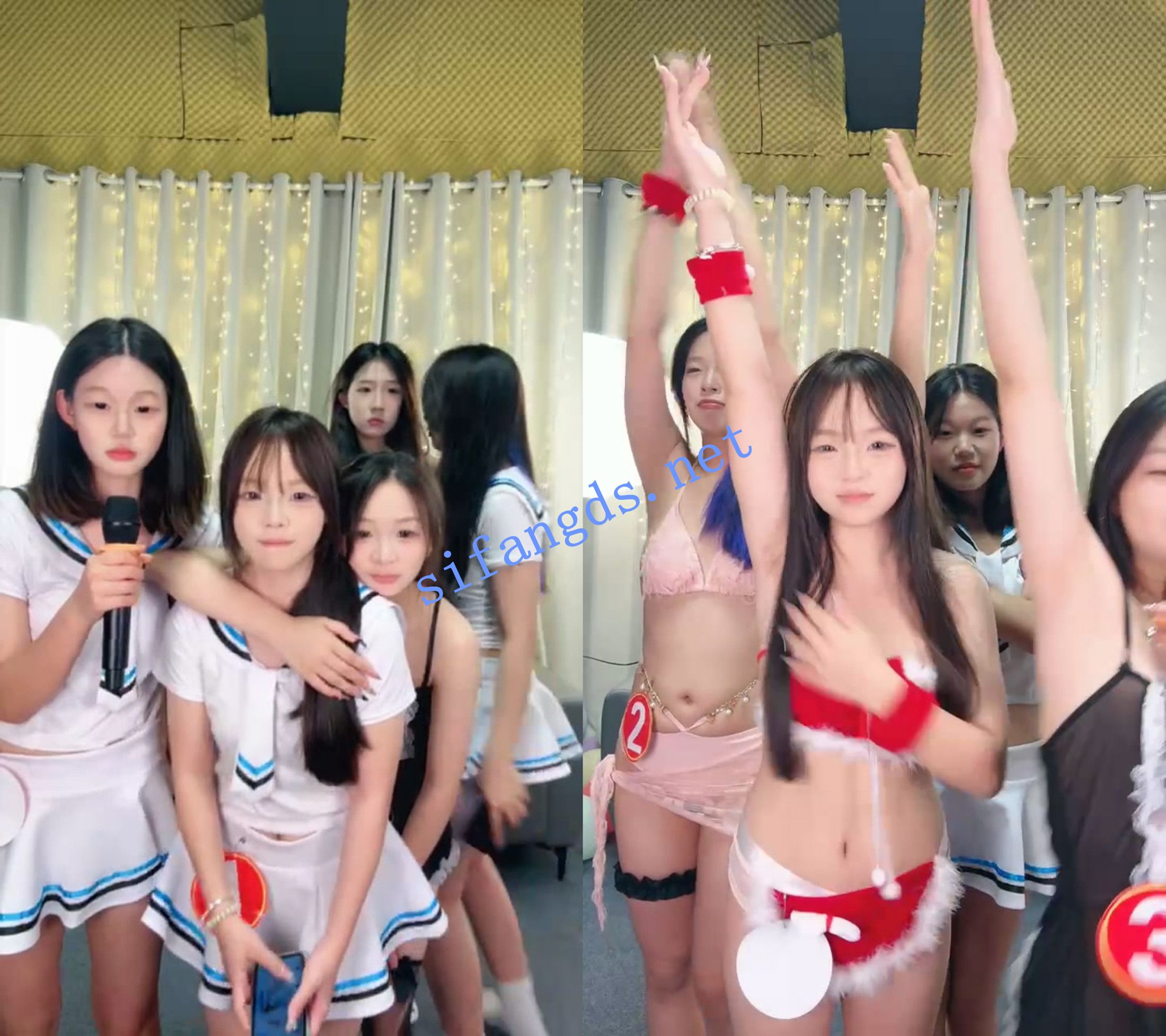 ██【M8女团】游戏惩罚，跳绳，转呼啦圈，打屁股，脱衣舞 预览图 1