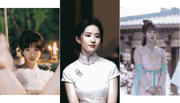 【AI重磅】明星阿黑颜96V合一 屁股视角 其他网红剧照脱衣[某房原版]【656M】 预览图 6