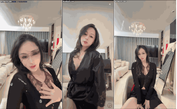 【抖音 L.露】丰满巨乳女神 顶级少妇 性感睡衣 极限骚舞[某房原版]【1.6G】 预览图 4