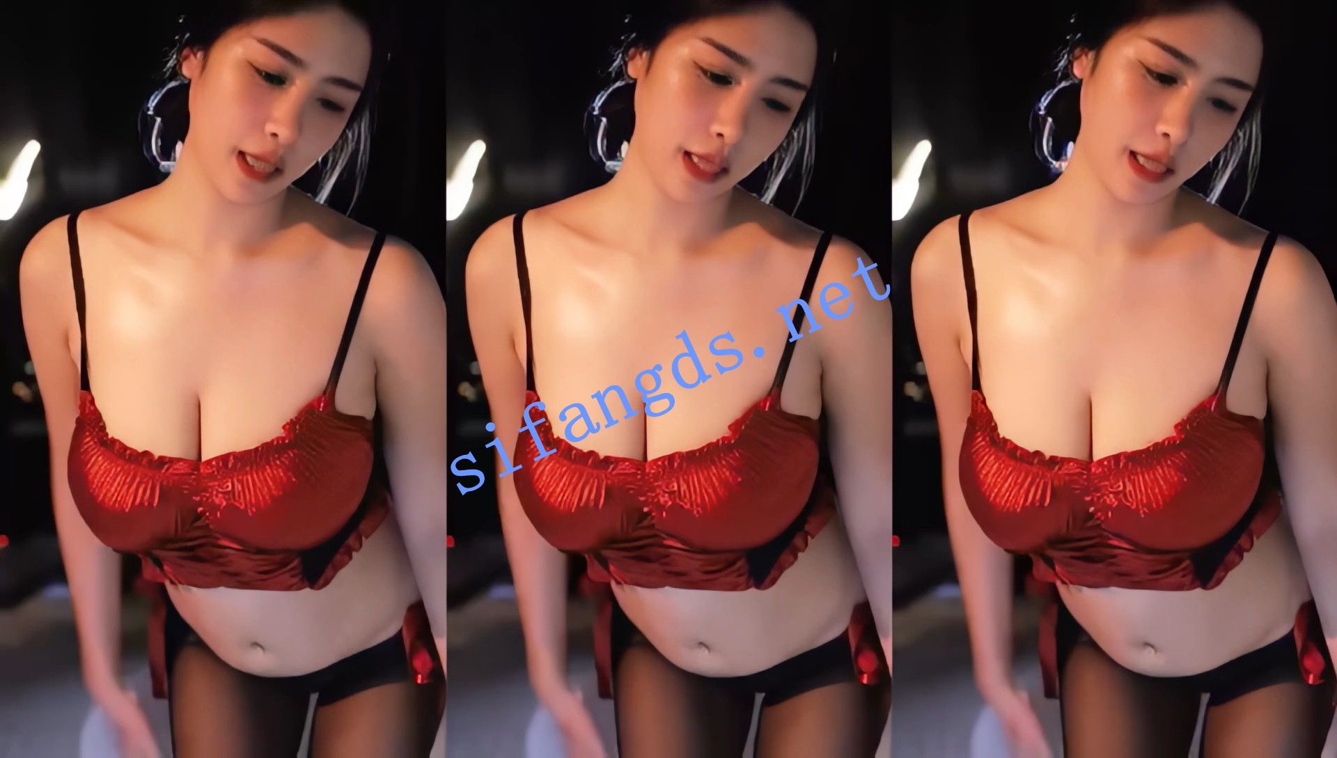 【虎牙】兰笙笙！巨乳主播性感透视定制（4V） 预览图 1