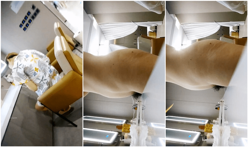 洗浴中心内部员工偷拍❤️黄发小姐姐卷曲浓密B毛丰臀圆滚白皙大屁股