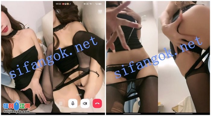 知聊兔呼人气小美女-小小鱼 私下1V1情趣黑丝诱惑及全裸自慰[某房原版]【3G】 预览图 2