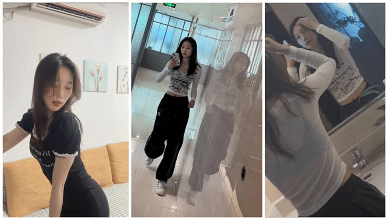 十二月流出厕拍大神❤️潜入健身房尾随美女健身教练进女厕开闪光灯偷拍她尿尿