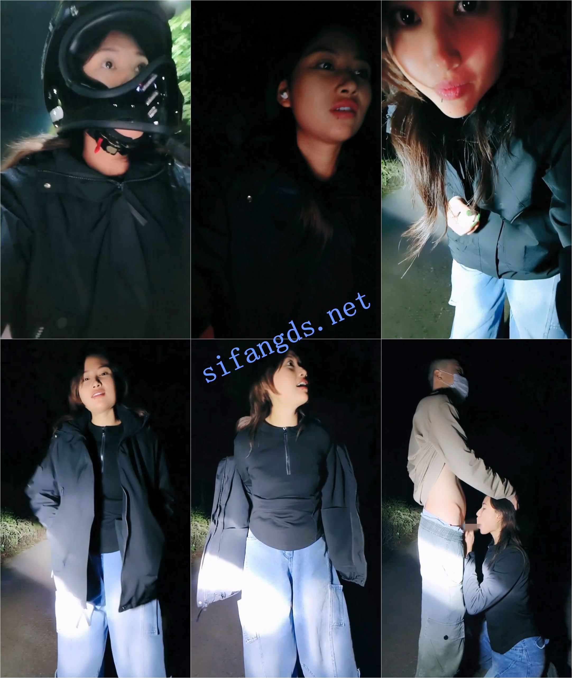 户外！【大啾啾】10.30赶在大姨妈之前和21岁大屌弟弟打野战 预览图 1