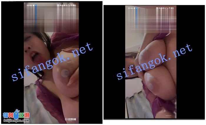 【抖音巨乳】夏夏很香香 揉搓巨乳一对一热舞 紫裙乳贴抖奶[某房原版]【1.45G】 预览图 5