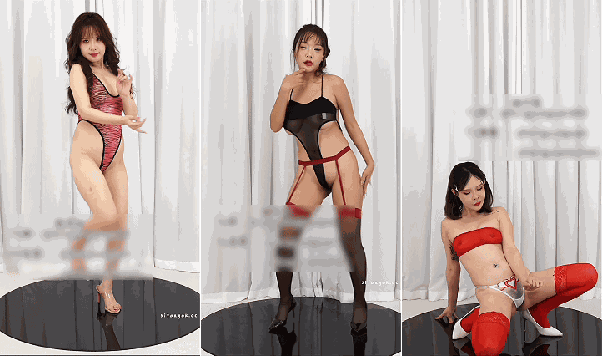 全新舞团【胧月馆】新模特性感骚舞福利 一起来摇摆吧！[某房原版]【1.78G】 预览图 6