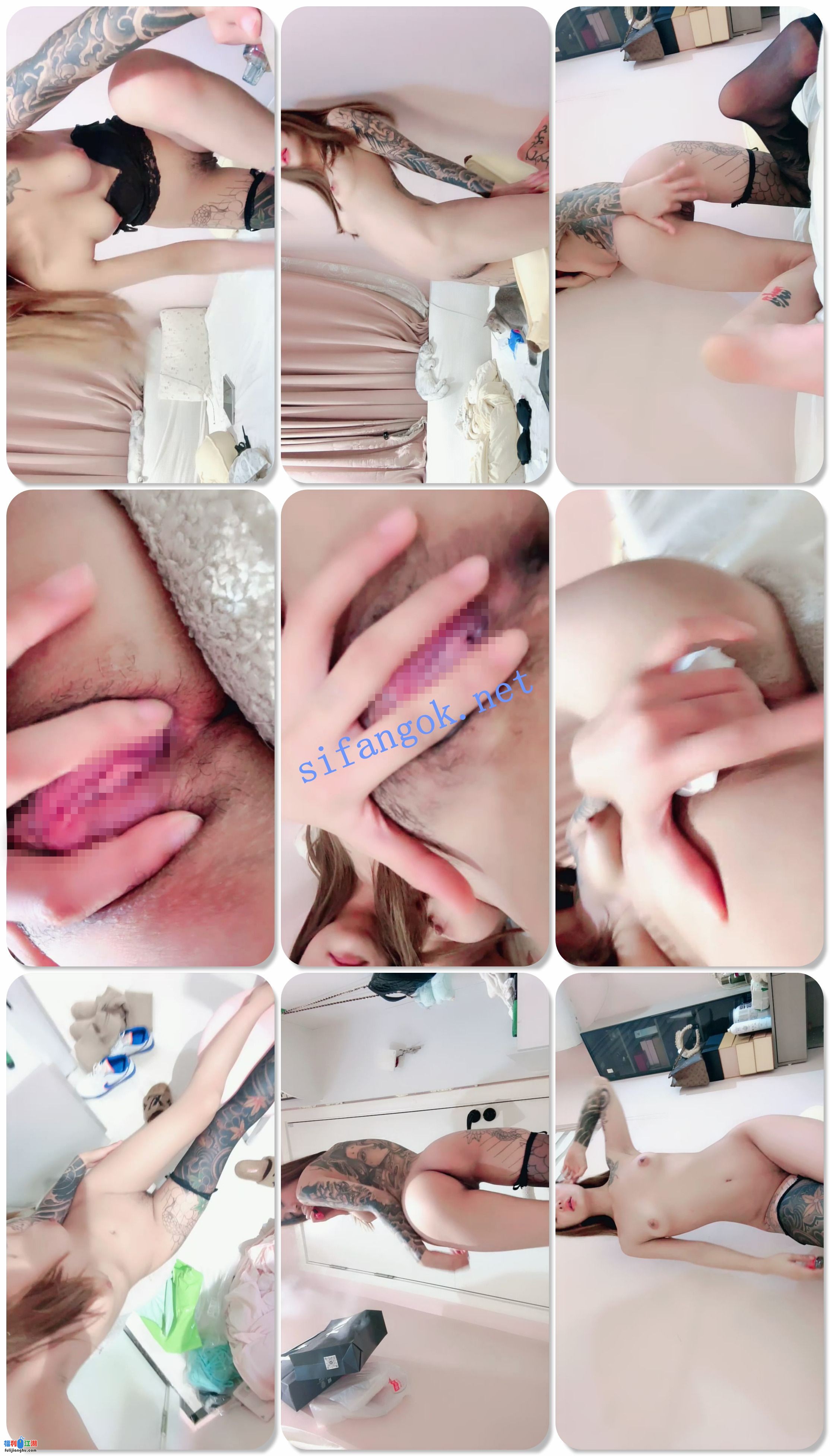 ██【猪肚炖芝士】看起来这么纯的美女居然满身纹身扣逼【1.97G】 预览图 5