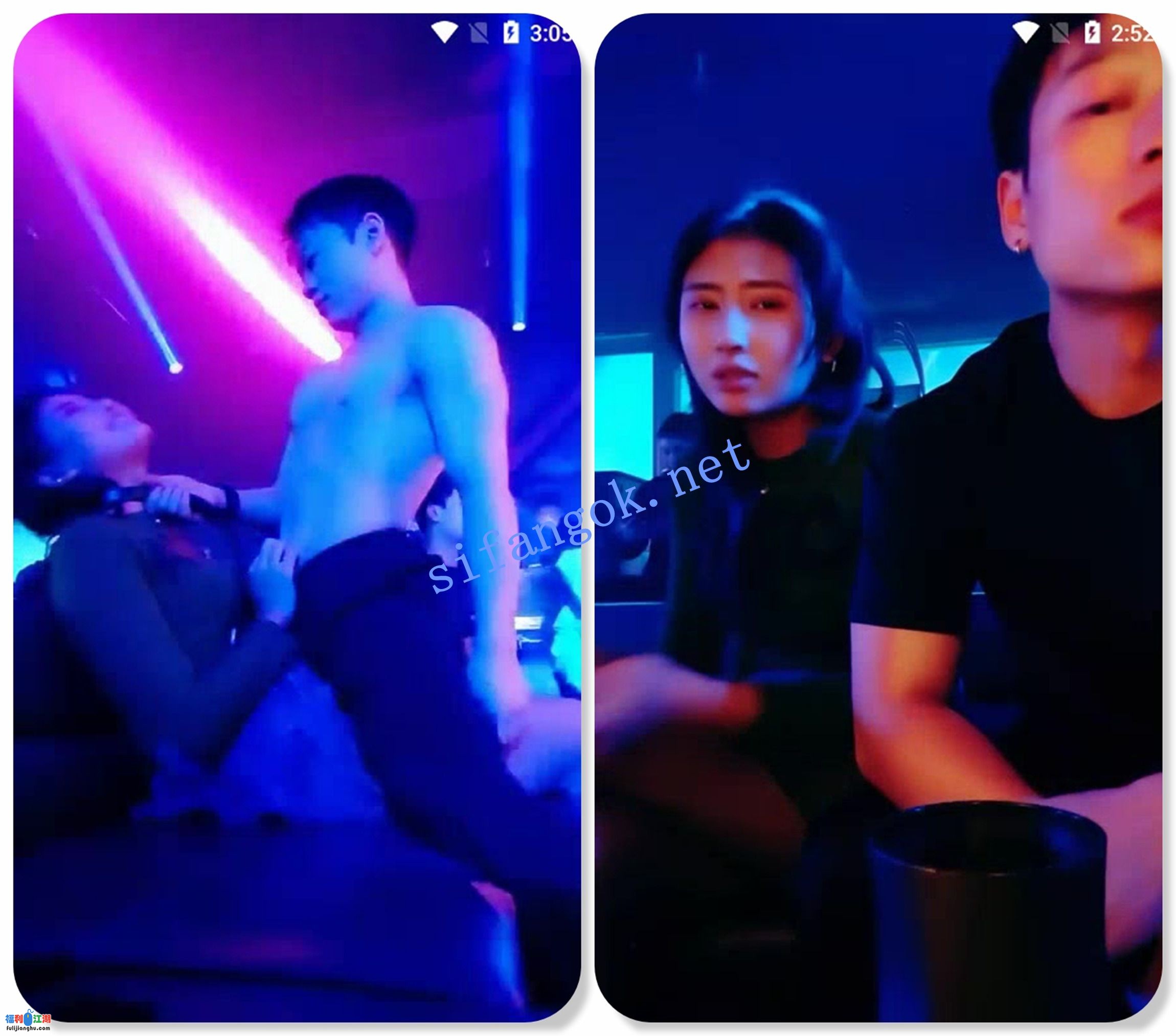 ██酒吧男模互动！【被兄弟两操】酒吧直播，卫生间啪啪【2.28G】 预览图 2