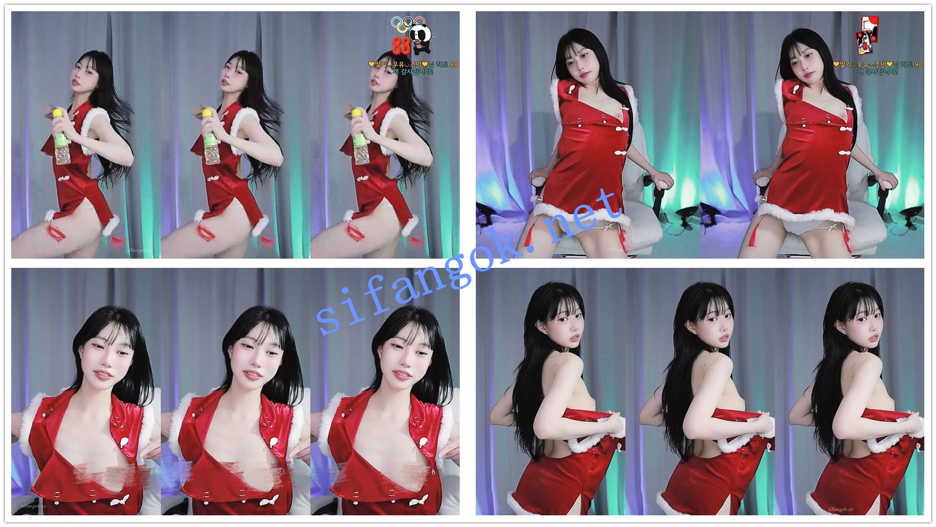 新女主下海【ssoray24】韩舞裸舞 圣诞装裸舞 贫乳纹身女 预览图 1