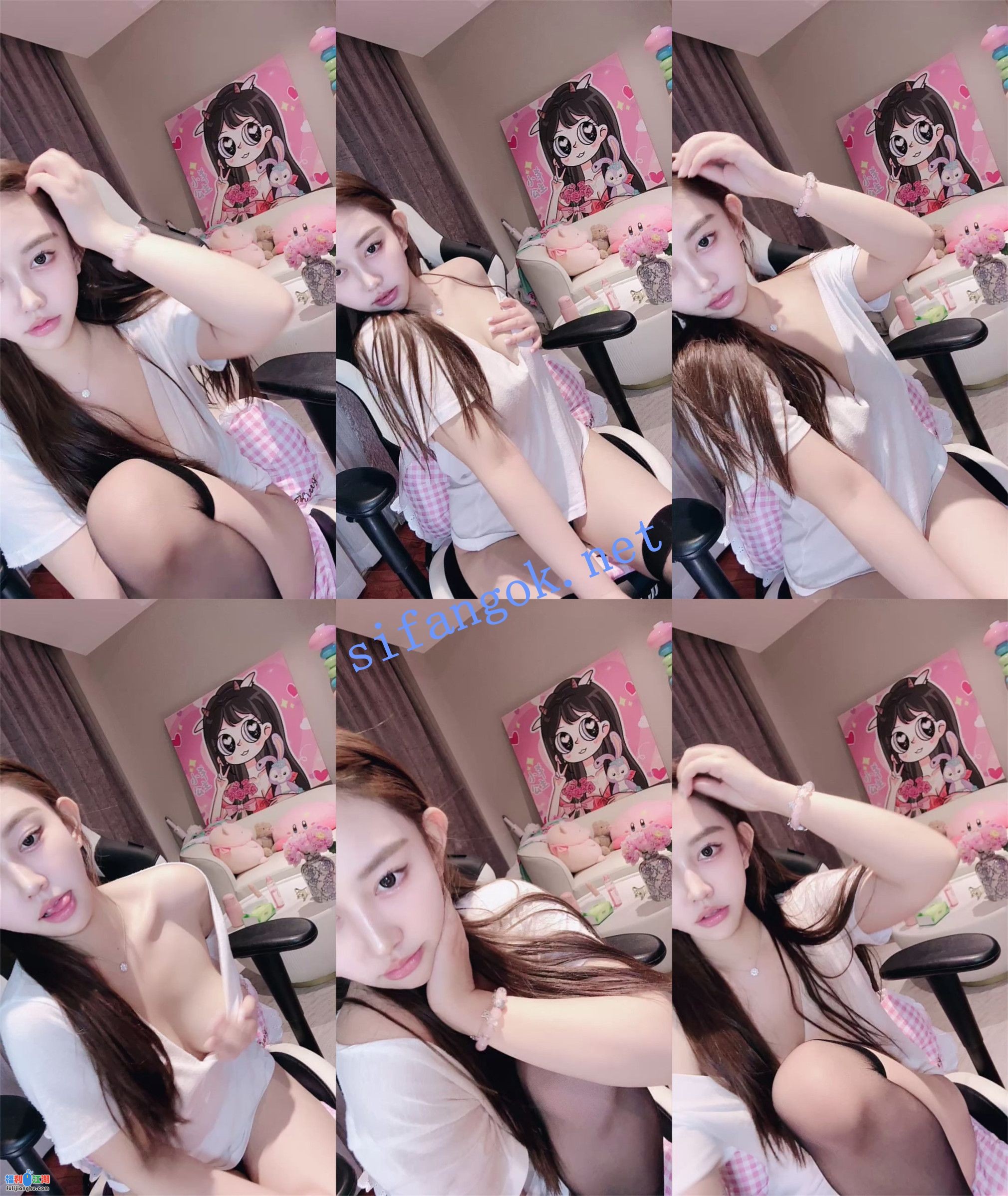 兄弟们！超级漂亮网红脸来了~【羊村最骚】道具自慰~我射了【3.18G】 预览图 5