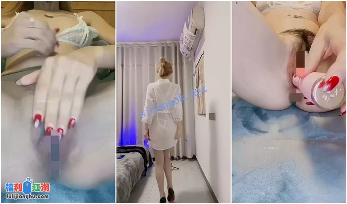 【抖音福利】纤细熟女【容老板】道具自慰身材展示骚穴掰[某房原版]【3.58G】 预览图 5