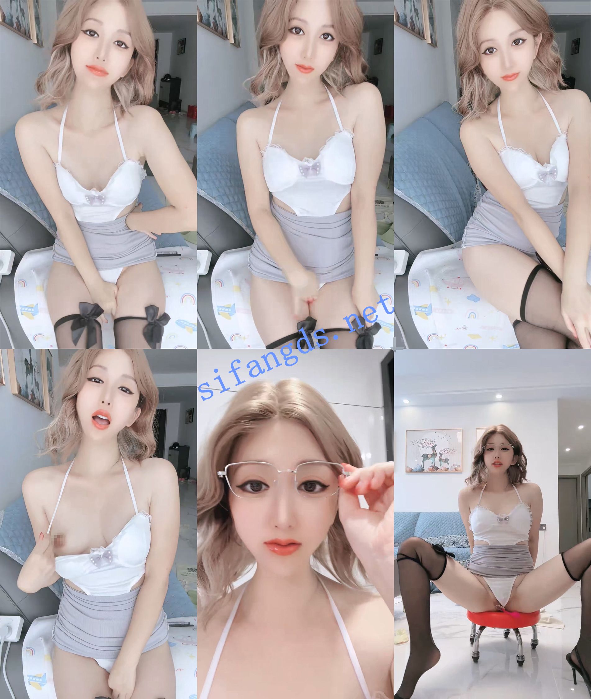 卧槽~美爆炸了【曦玥】白皙肌肤 妖娆性感 爆插喷水流白浆~ 预览图 1