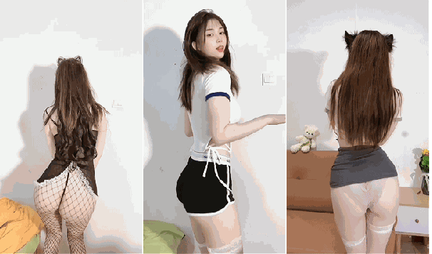 抖音瑜伽裤女神 甜子兔哟/妮妮妈最新定制+福利骚舞12月合集[某房原版]【1.88G】 预览图 4