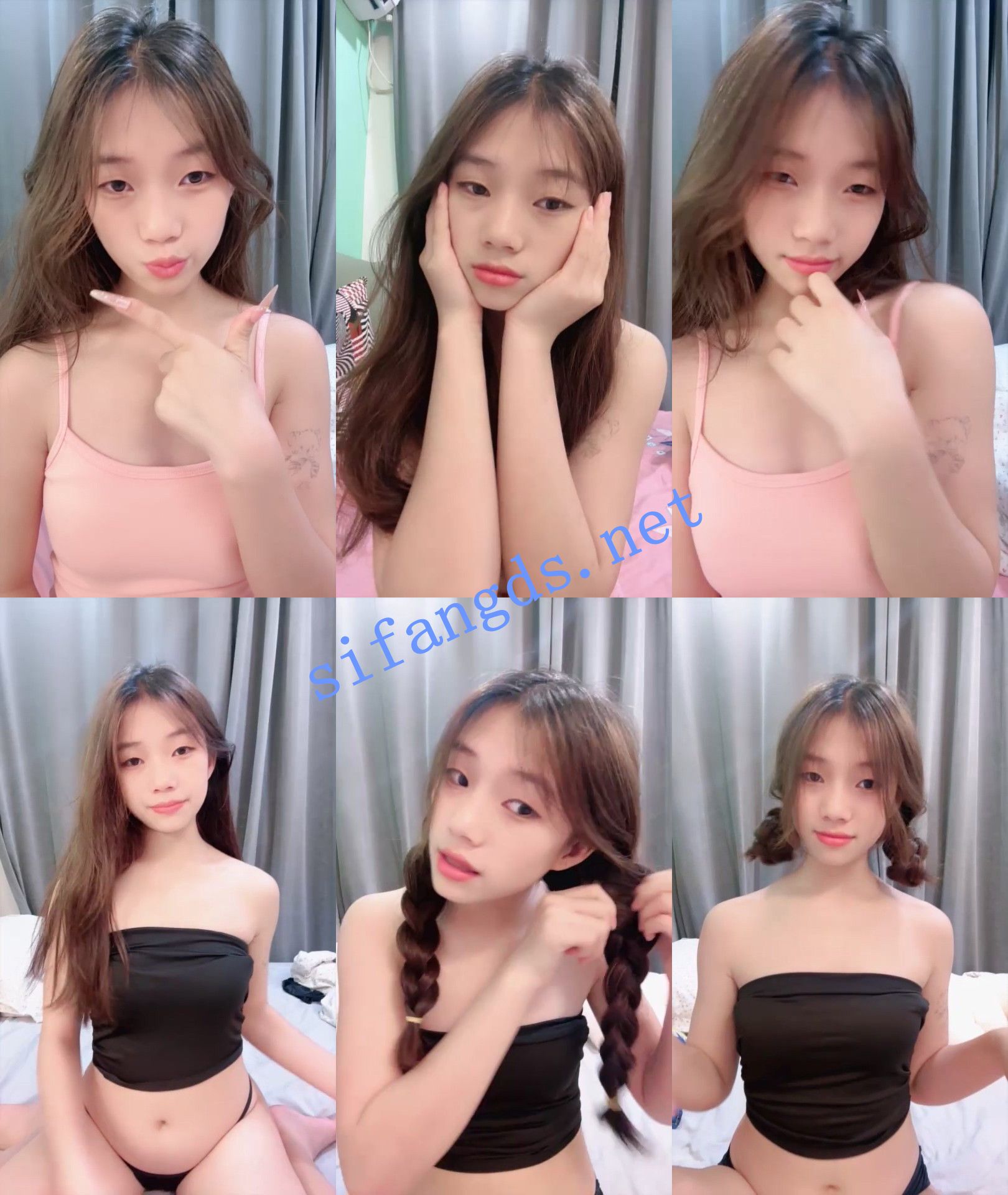 ♆【骚甜妹】可爱学生妹！全裸骚舞~掰穴自慰~喷水~超级爽! 预览图 1