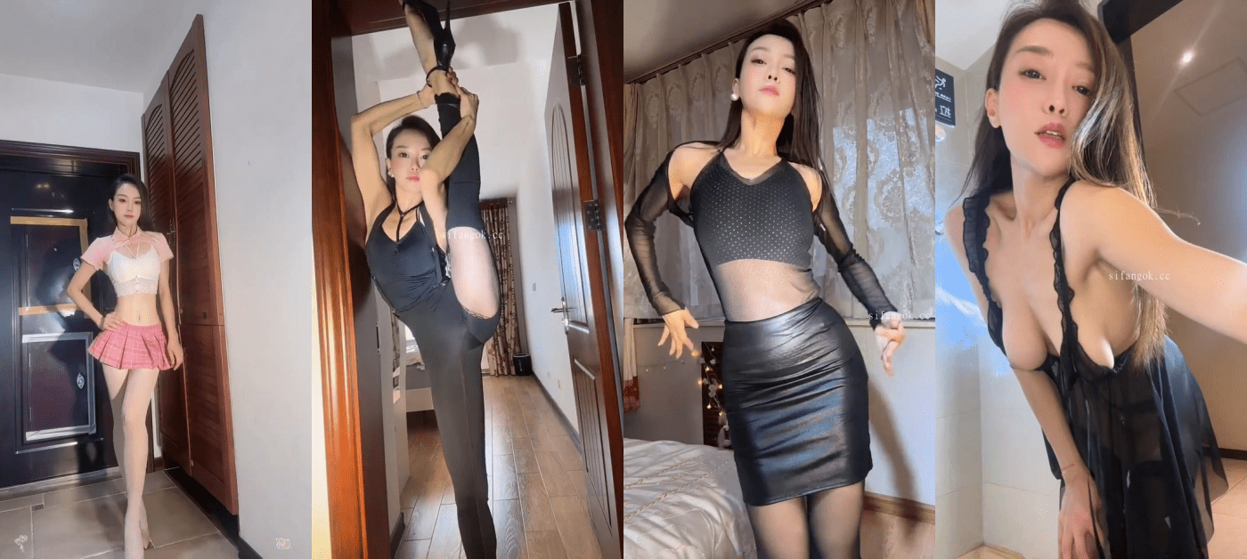 ⚫️最新抖音泄密！一字马极品极骚御姐【小鸽子、真优美】露脸全裸自慰诱惑，真心受不了，太骚了(5V) 预览图 1