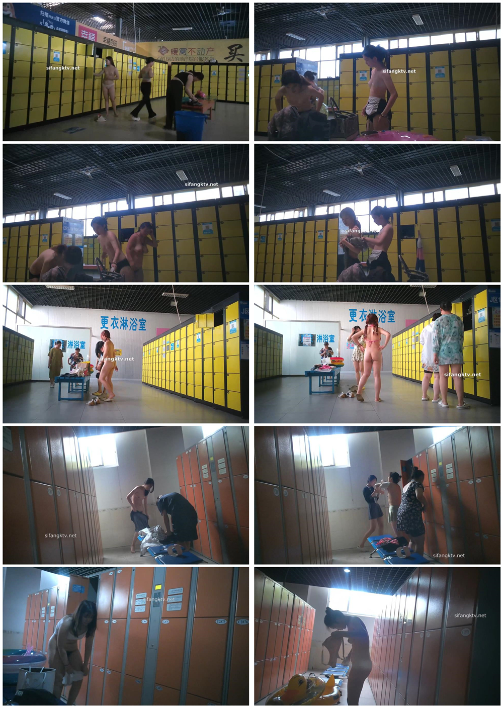 ❤️精品推荐❤️国内【水上乐园】换衣间沐浴区近景偷拍合集第2季17V 美女如云淋浴换衣好身材一览无余 预览图 1