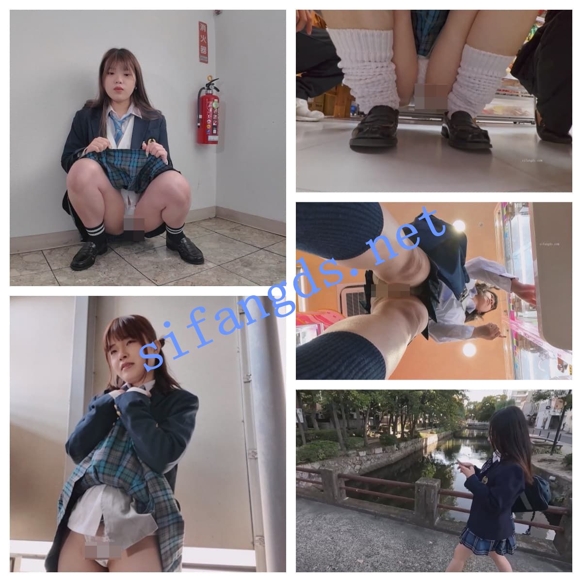 日本JK裙底爱好者【kirakira☆JK】原创偷窥风格拍摄17部 预览图 1