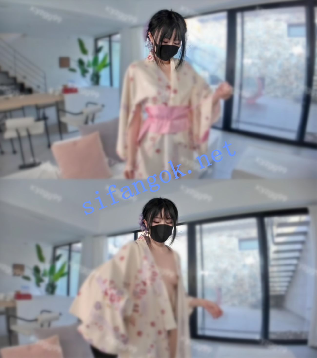 顶级榨汁姬【养只果果】12月最新和服多人运动 预览图 1