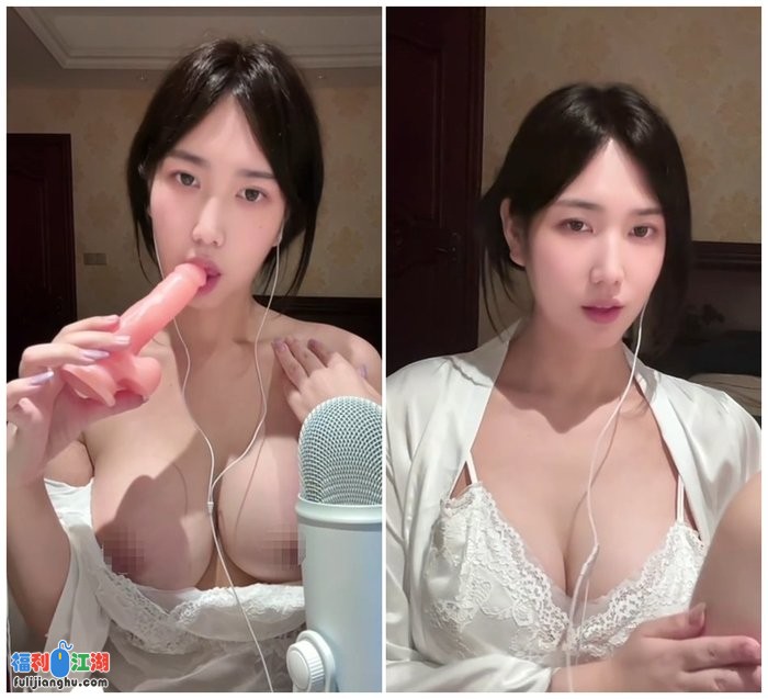 ✅网红 小羽ASMR 木瓜巨乳 露脸露点 口交 揉胸自慰 最大尺度[某房原版]【93.9M】 预览图 6