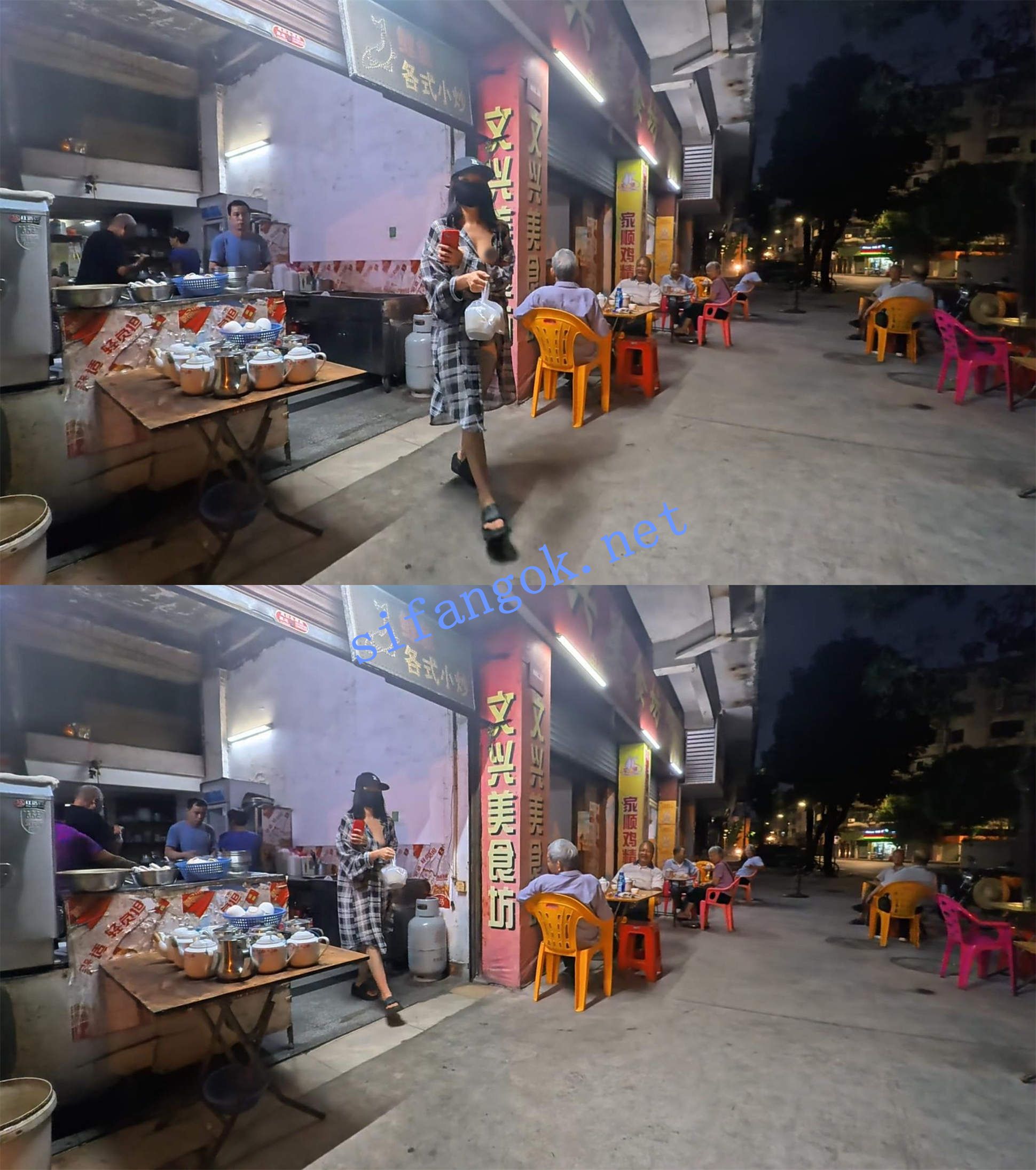 ❤️【cikaimoon】夜市裸露买烧烤人前极限露出 预览图 9