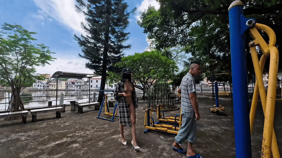 ❤️【cikaimoon/LiWaynix】大胆露出无视路人 勾引老头（10） 预览图 1