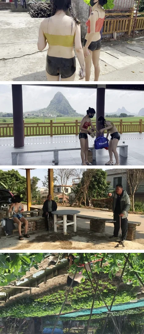 cikaimoon – 露出神人 大胆露出调戏大爷，颜料画成假衣服，街边露出 视频合集1-7弹+11月最新更新大合集【77V37G】 预览图 23