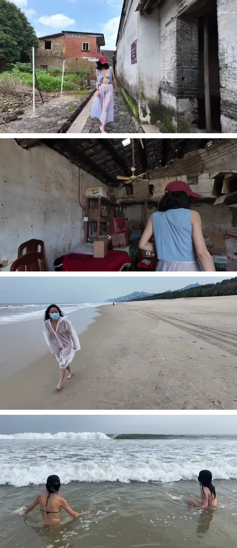 cikaimoon – 露出神人 大胆露出调戏大爷，颜料画成假衣服，街边露出 视频合集1-7弹+11月最新更新大合集【77V37G】 预览图 25