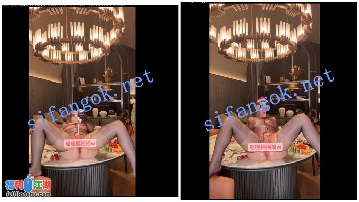 【微博巨乳】小王同学瑶瑶摇摇摇付费圣诞炮机插逼福利[某房原版]【2.4G】 预览图 1