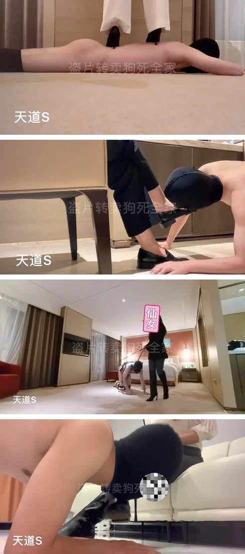 天道S夫妻主 – 女王S SM调教 虐踩贱JB 男奴骑行 合集【133V27.4G】 预览图 17