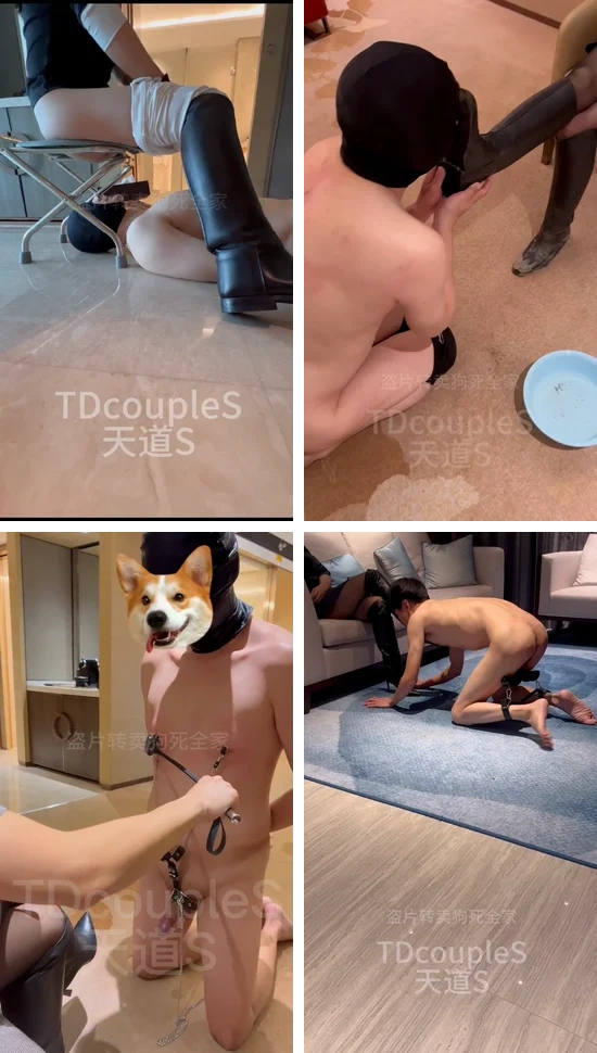 天道S夫妻主 – 女王S SM调教 虐踩贱JB 男奴骑行 合集【133V27.4G】 预览图 28