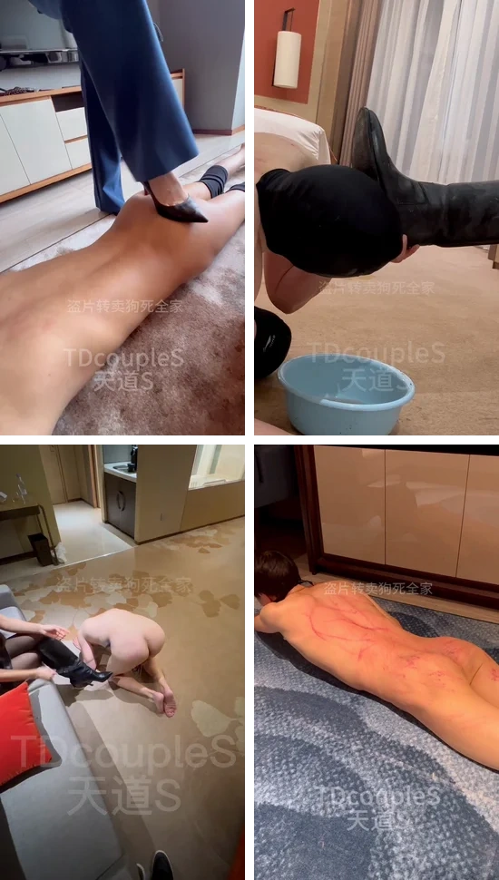 天道S夫妻主 – 女王S SM调教 虐踩贱JB 男奴骑行 合集【133V27.4G】 预览图 29