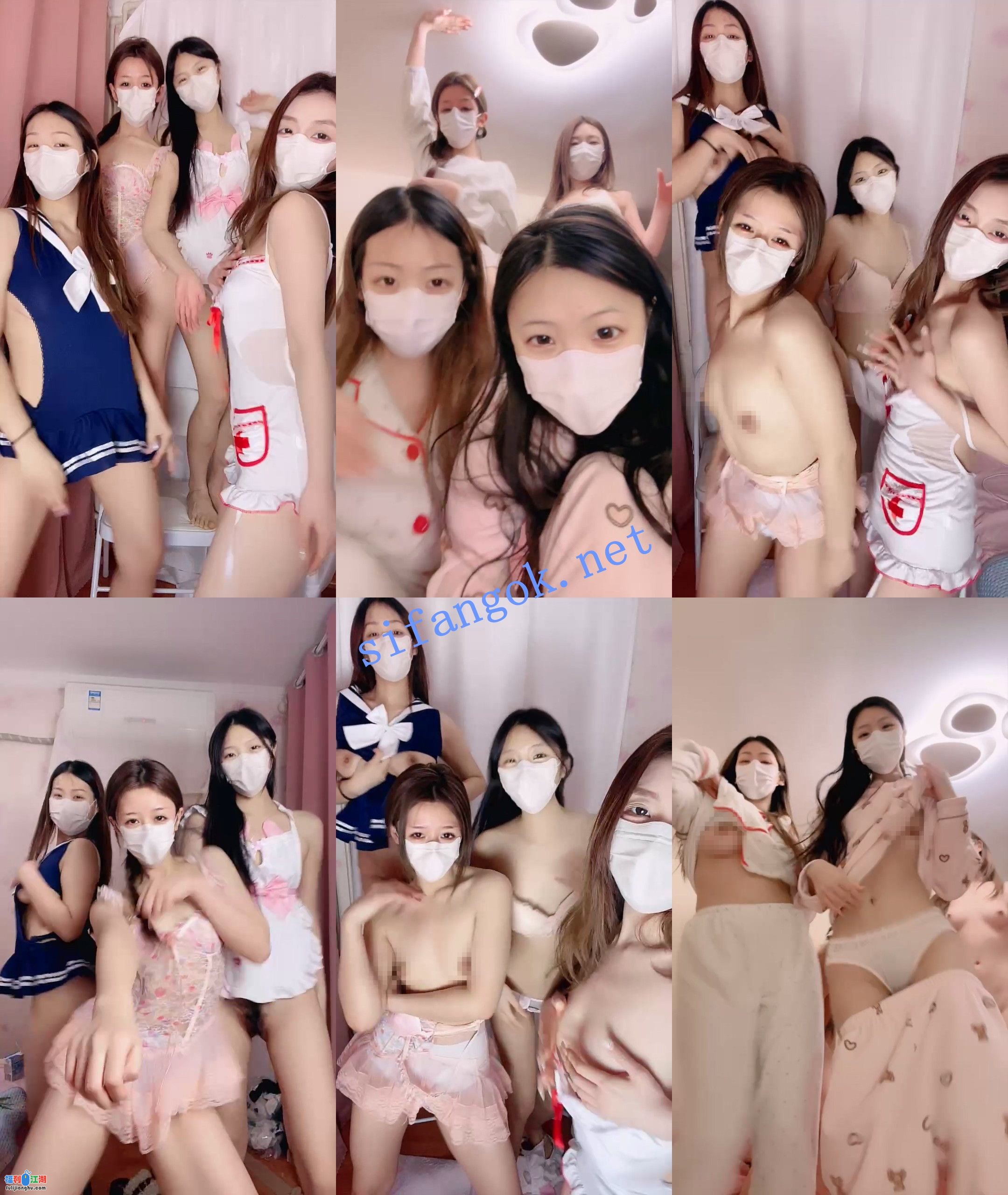 ♆【18岁女孩的诱惑】群美乱舞! 三逼交叠~舔奶~互干~超刺激!【3.36G】 预览图 8