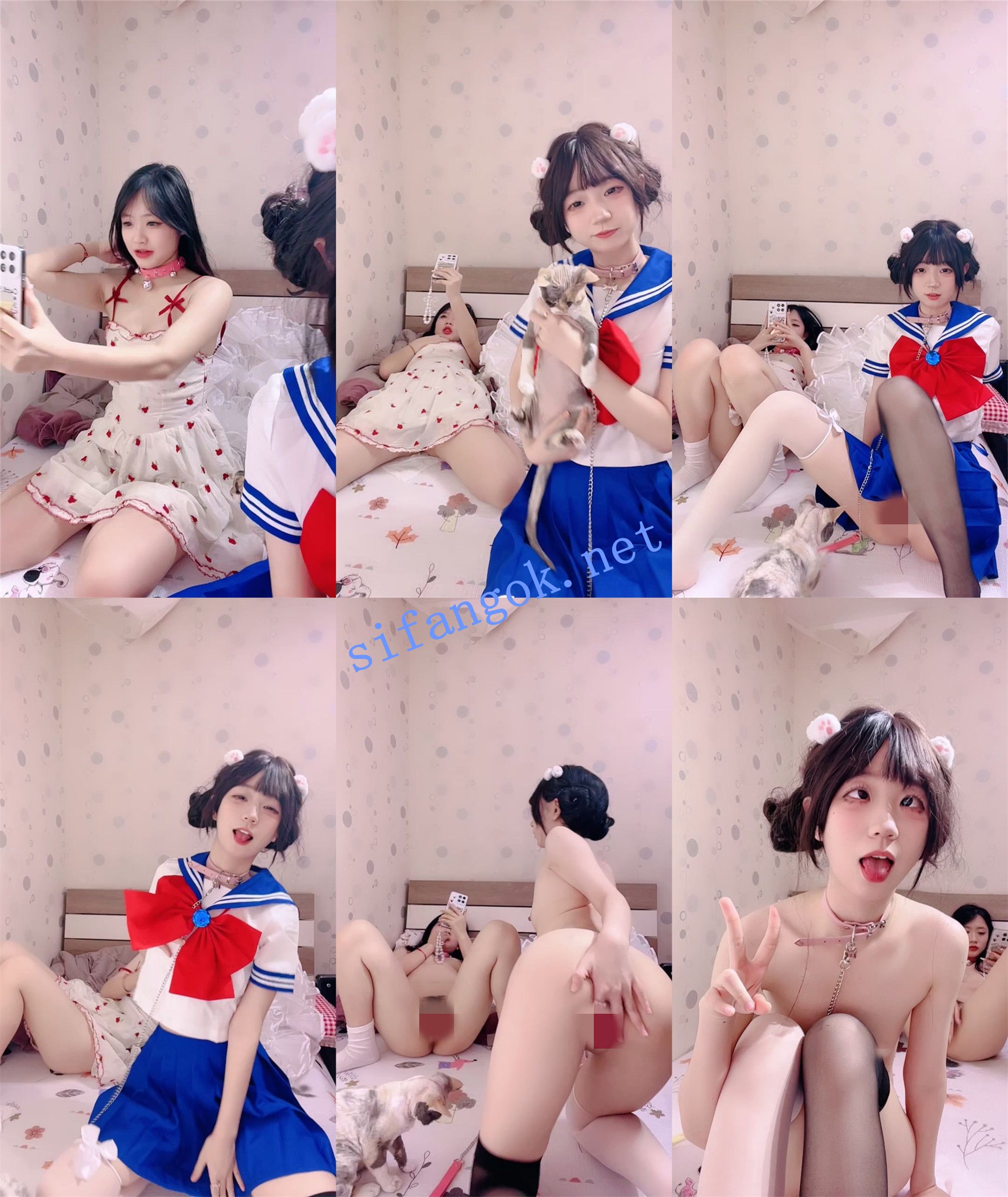 推荐！两闺蜜强强联手大秀~【邪恶双马尾】道具狂插！包射~ 预览图 1