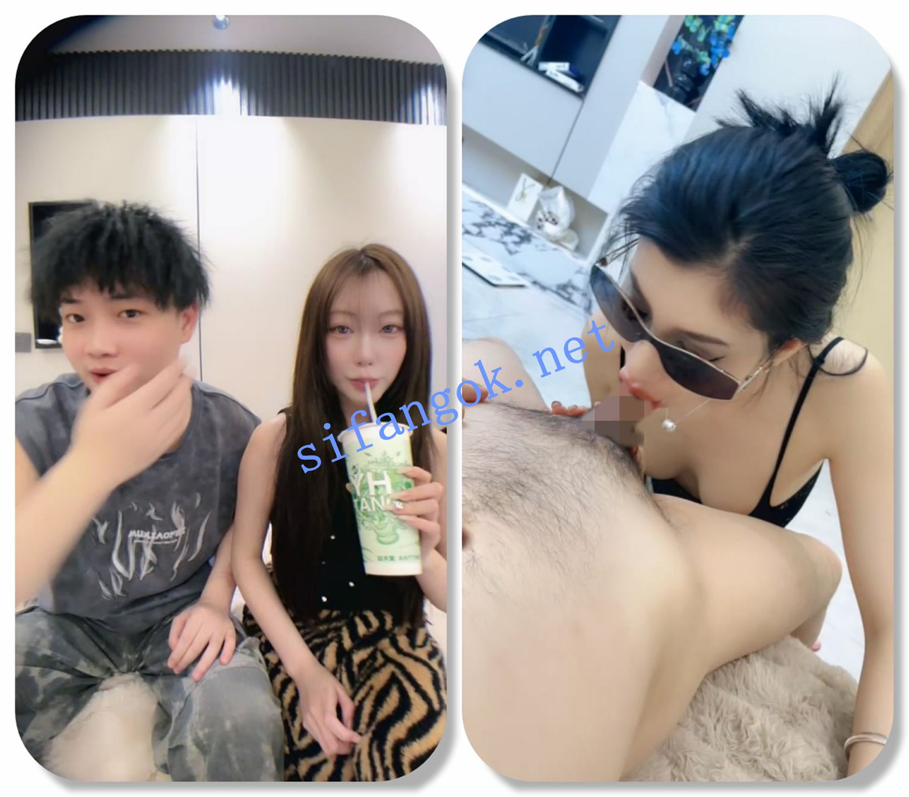 ██新人登场！【小鱼要抱抱】喝着奶茶，酒店自慰，啪啪 预览图 1