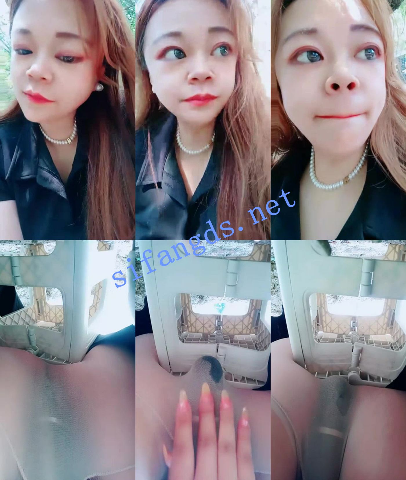 灬御姐超骚！【调教小母狗】楼梯全裸自慰~野外空挡黑牛！ 预览图 2