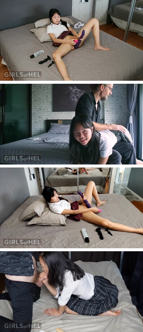 GIRLSofHEL/FlameHEL – 禽兽欧美老头草亚裔萝莉 极品SM调教 道具捆绑强制高潮 直接操哭【235v78.7G】 预览图 24