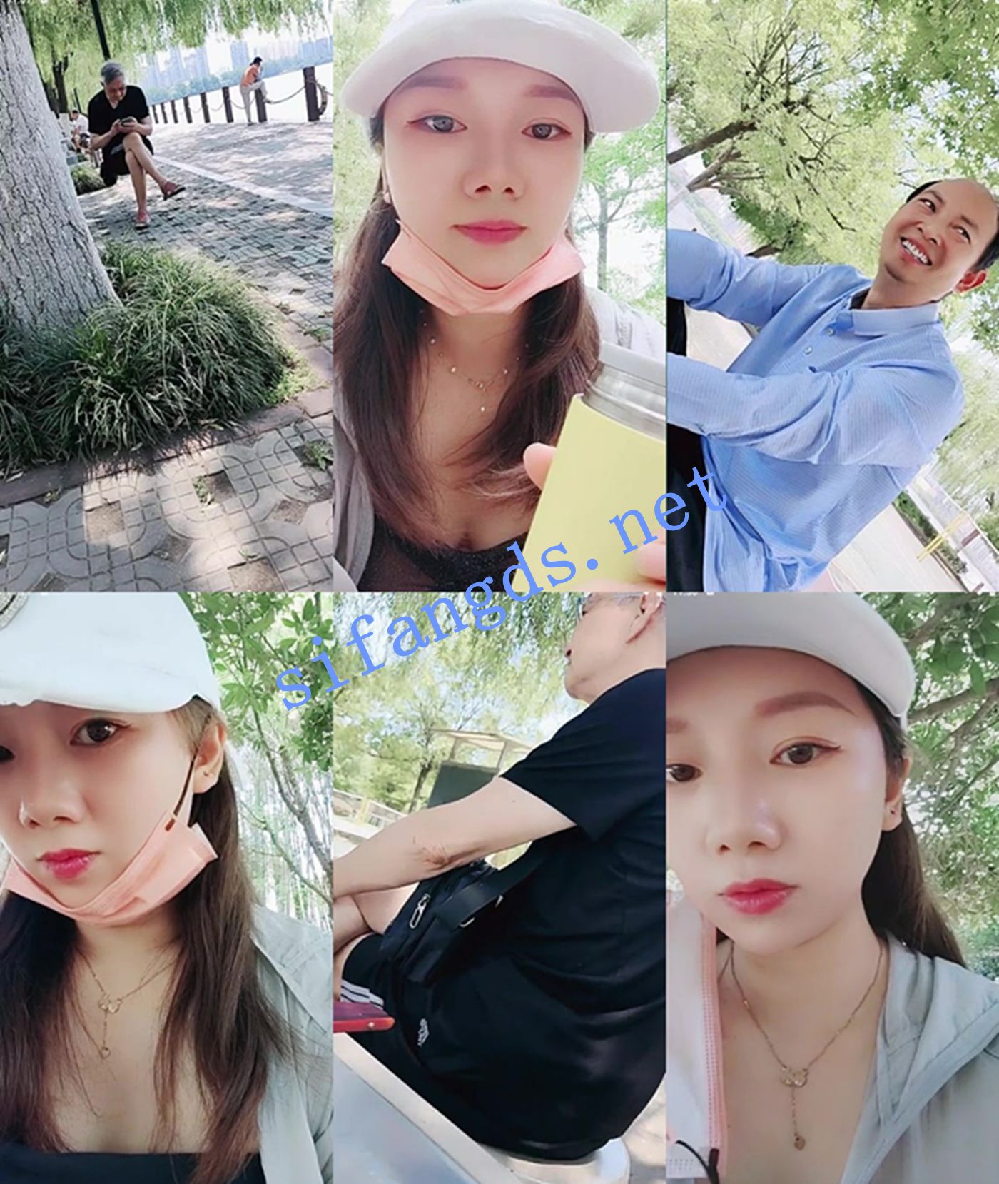 灬超级疯狂！【小煜宝儿】户外背对路人~丝袜真空~跳蛋喷水 预览图 1