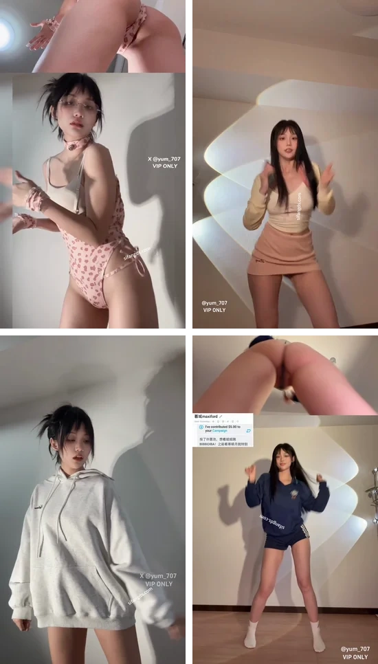 玉米yum707/Yummy707 – 高颜值性感反差 抖音风 三屏动感裸舞 截至12月最新含VIP专享 合集【384V52.6G】 预览图 29