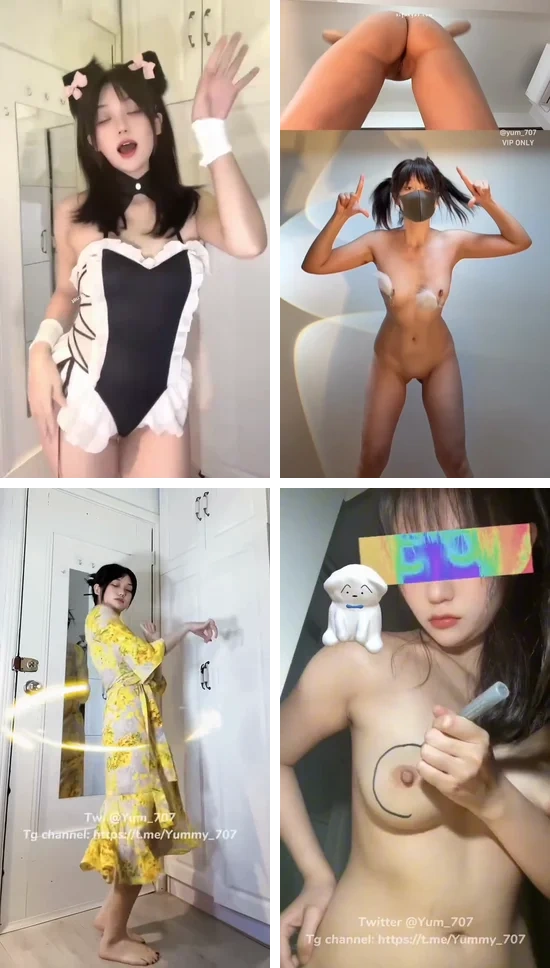 玉米yum707/Yummy707 – 高颜值性感反差 抖音风 三屏动感裸舞 截至12月最新含VIP专享 合集【384V52.6G】 预览图 30