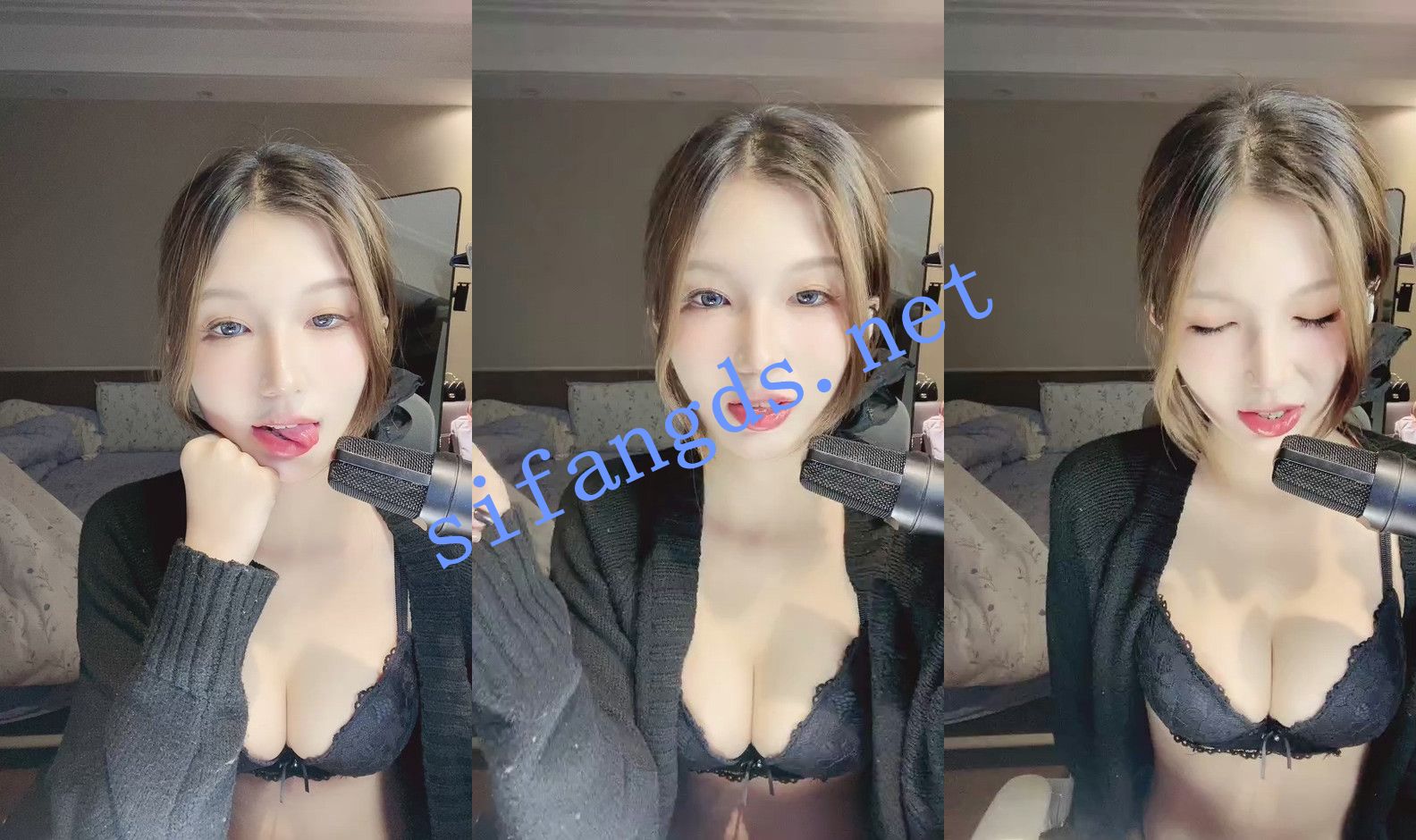 ⚡【熙酱】绿播女神终于下海！深夜偷偷开收费判若两人！~ 预览图 1