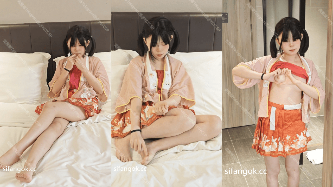 ⚫️主攻嫩妹约炮大神【鱼哥】侄女新系列特别版最新，侄女古风完美露脸，足交口嗨无套 预览图 1