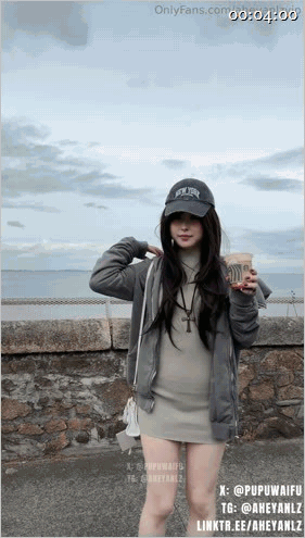 ✨ 精品推荐✨【户外露出】【噗噗/waifupupu】和上次的男嘉宾在海边约会 预览图 1