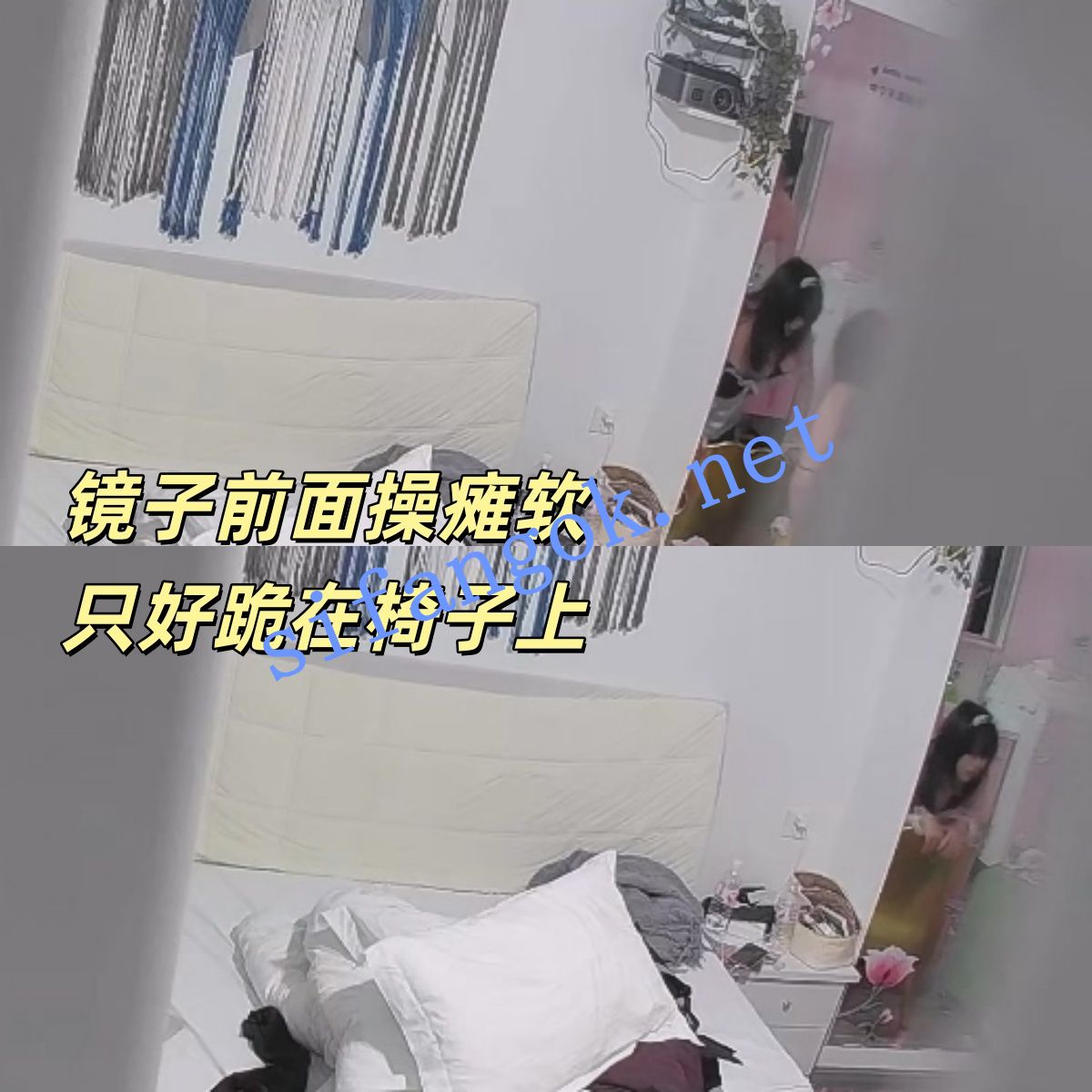 ⭐酒店收藏级:坏学长抓起女仆装女友去镜子面前跪着后入 预览图 5