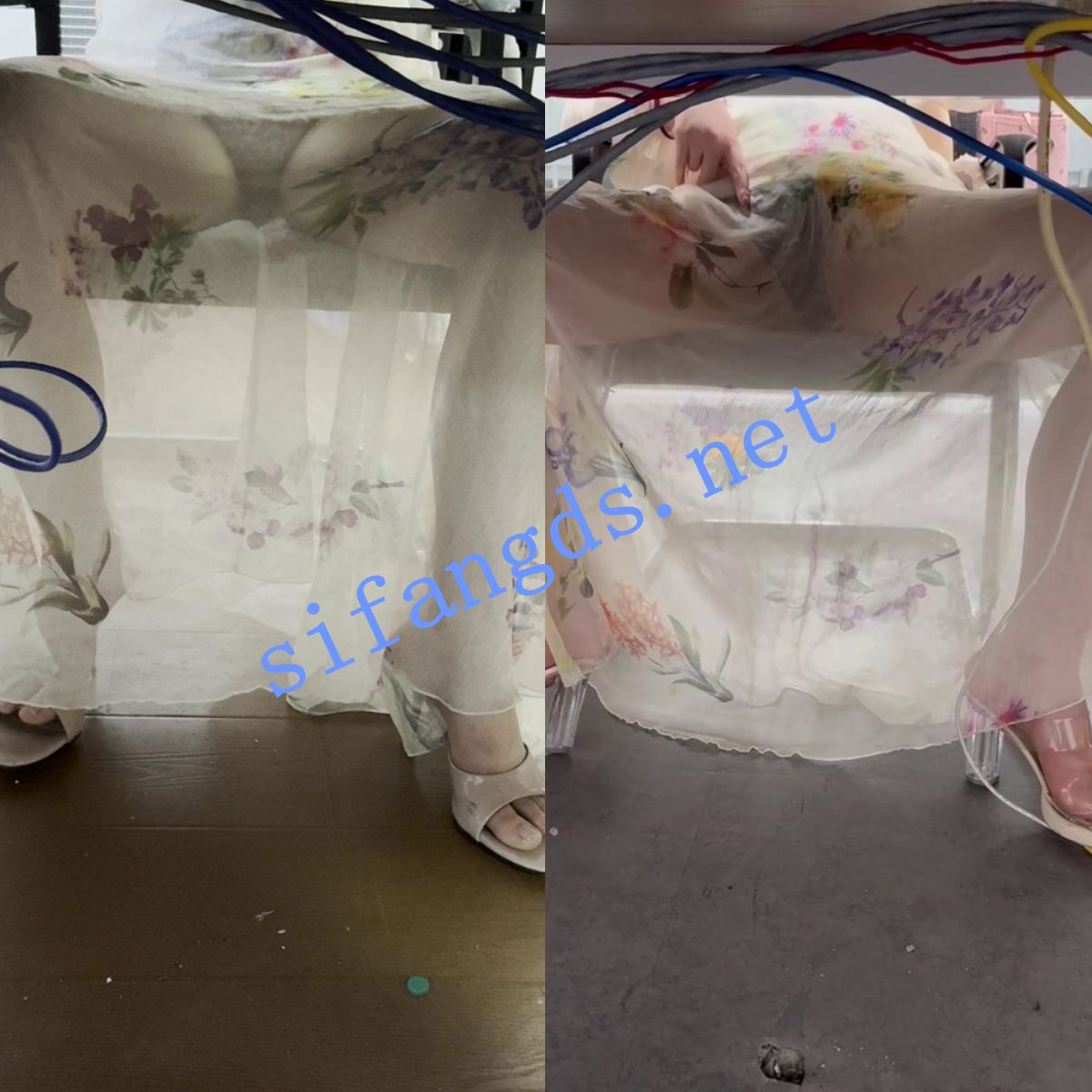 ❤️【极品同事】桌下偷拍女同事走光 潜入她家偷拍内裤 预览图 10