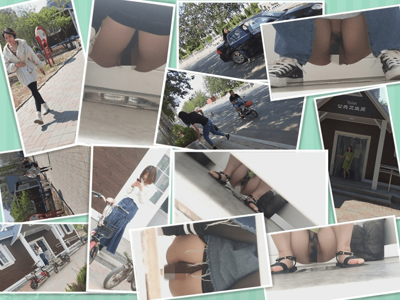 ⚫️厕拍达人室外女公厕各种神级偷拍各种类型小姐姐方便(34V) 预览图 1