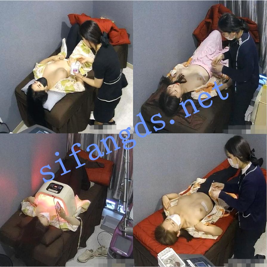 【摄像头】超稀缺，美容院漂亮女神们做胸部美容阴部除毛 预览图 1